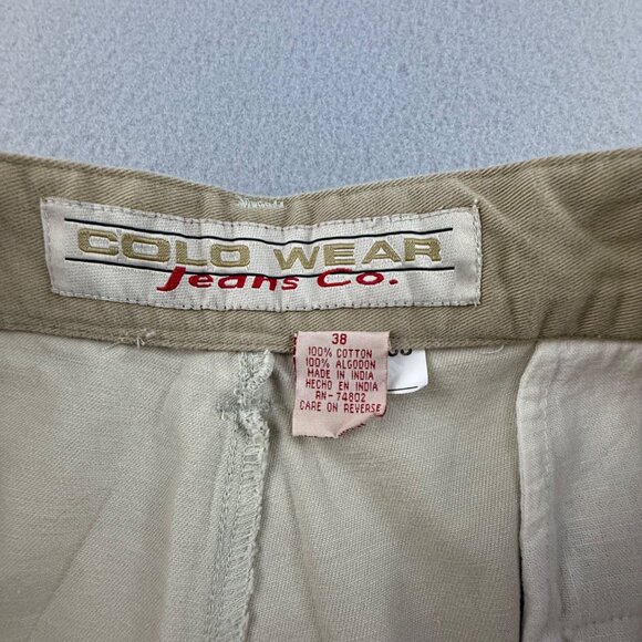 Colo Wear Jeans Co. Shorts Men's 38 Frayed Hem Vintage 90's NWT Deadstock Boho - Picture 7 of 11